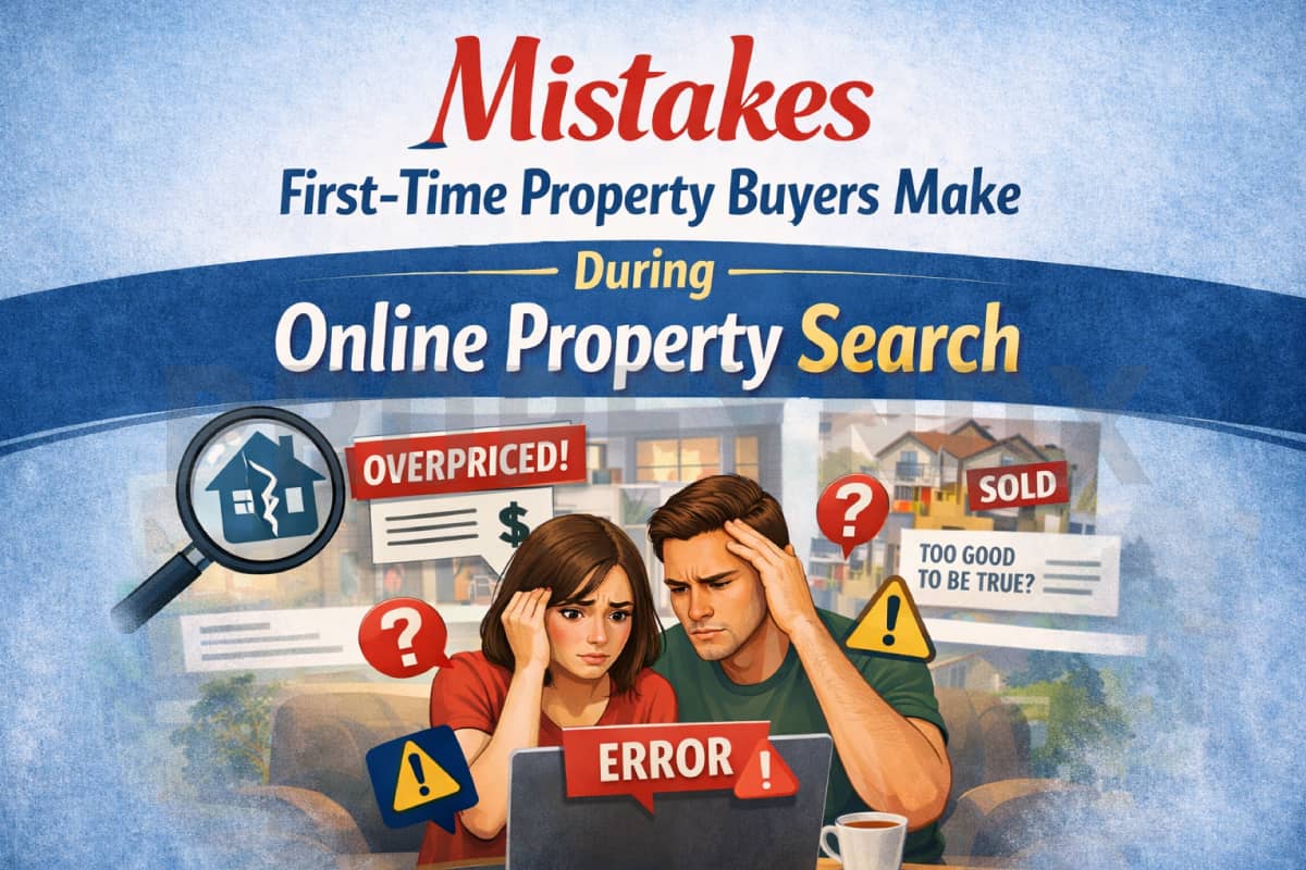 Mistakes First-Time Property Buyers Make During Online Property Search