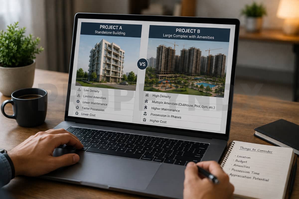 How To Compare Two Residential Projects Before Making A Decision