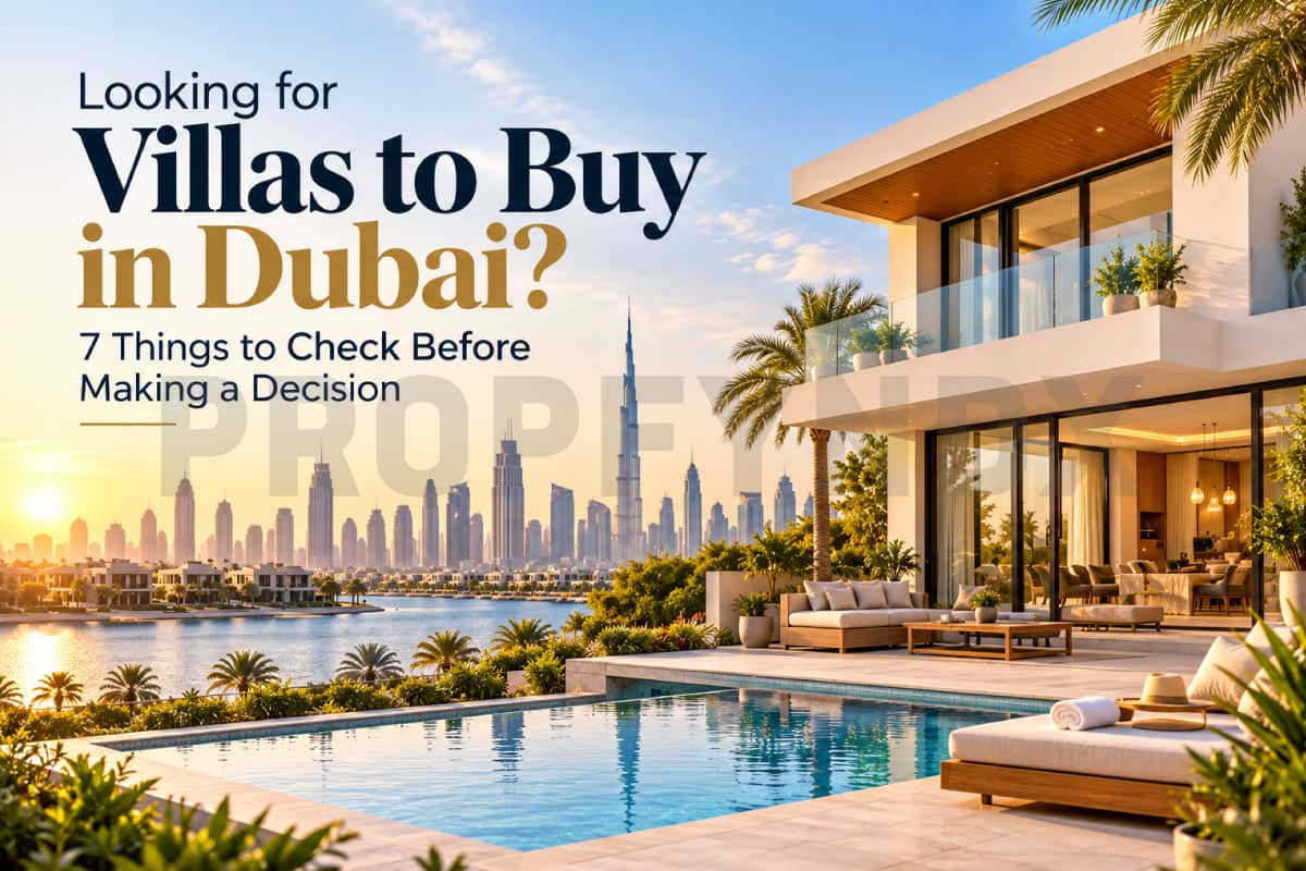 Looking for Villas to Buy in Dubai? 7 Things to Check Before Making a Decision